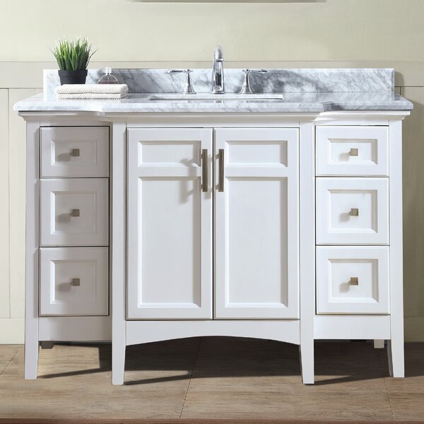 Narrow Depth Bathroom Vanity | Wayfair